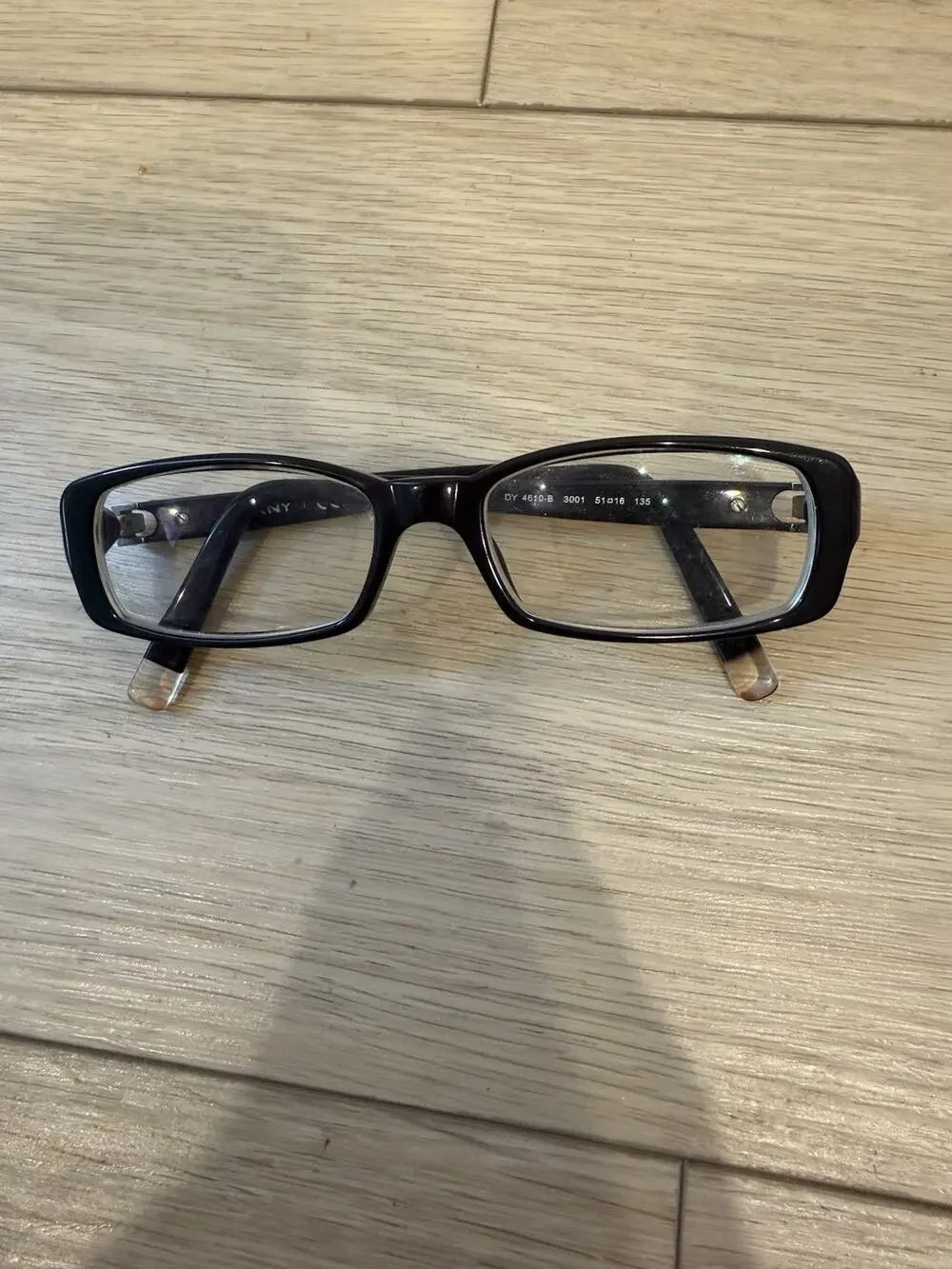 Dkny DY 4610-B 3001 Eyeglasses Glasses Polished Black 50-16-135